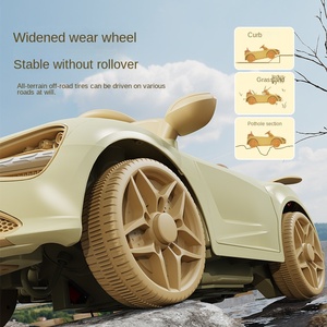 Trẻ em Unisex điện bốn bánh có thể sạc lại pin điều khiển từ xa Xe đồ chơi 1-6 tuổi xe đẩy nhựa quà tặng sinh nhật - Product Image 2