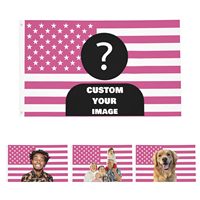 Drapeaux d'extérieur double face 3x5 pieds en polyester personnalisables avec n'importe quel logo – Vente en gros usine