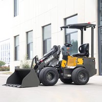 Kostenlose Lieferung EPA Euro 5 Kompaktlader mit Raupenlaufwerk Hydraulischer Mini-Radlader Kompakter Teleskop-Radlader Diesel-Frontlader
