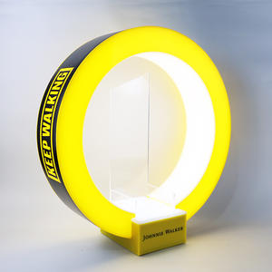 Exhibidor <span class=keywords><strong>de</strong></span> <span class=keywords><strong>Botellas</strong></span> LED Acrílico Personalizado, Soporte Circular Iluminado para <span class=keywords><strong>Botellas</strong></span> <span class=keywords><strong>de</strong></span> <span class=keywords><strong>Johnnie</strong></span> <span class=keywords><strong>Walker</strong></span>, <span class=keywords><strong>Whisky</strong></span>, Vino, Cerveza, Bar, KTV - Product Image 3