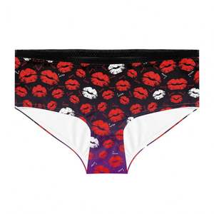 Braguitas Personalizadas, Lencería Sexy, Tema de <span class=keywords><strong>San</strong></span> Valentín, Estampado de Labios Rojos, Ropa Interior Femenina, Impresión Bajo Demanda - Product Image 5