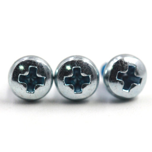 #<strong>6-32</strong> Pan Head Phillips Carbon Steel Grade 8.8 Eco Blue Zinc Plated 4.5mm Precision Machine Thread <strong>Screw</strong> - Product Image 4