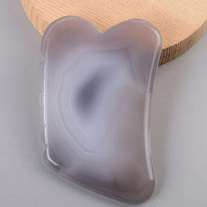 DIY 100% doğal siyah Obsidian Gua Sha güçlü psişik koruma taş heykel masaj araçları yeşim <span class=keywords><strong>Guasha</strong></span> ürünleri - Product Image 4