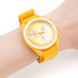 Correa de reloj de lona de nailon <span class=keywords><strong>Swatch</strong></span> de marca compartida, correa de muñeca Planet Series One para hombres y mujeres, correas de reloj inteligente de 20mm - Product Image 1