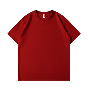 T-shirt surdimensionné pour hommes avec logo brodé personnalisé 230g 100% coton tricot épais grande taille lavage plus été pour les adolescents - Product Image 6