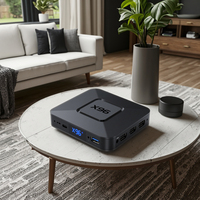 TV Box Inteligente OEM con Android 13, Quad Core, 4GB de RAM, 32GB de ROM, 8K Ultra HD, Streaming OTT, con Control Remoto por Voz BT para EE. UU.