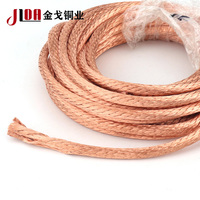 Fil de cuivre torsadé nu, type fil de terre TJR-95mm, section transversale 95mm, rouleau de 50m pour câble électrique, câblage électrique