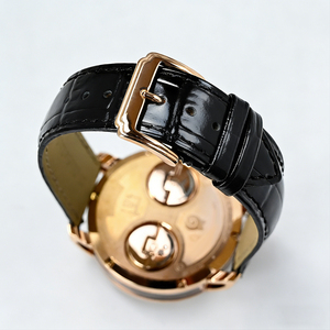 NUOVO TOP Orologi al Quarzo con Pompa a Olio, Orologi da Polso da Uomo Business 45.5MM, Vetro Zaffiro, Impermeabile, Cinturino in Pelle per Uomo - Product Image 4