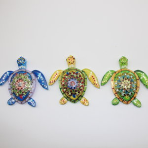 Imanes de Resina Fengyi, Recuerdos de Viaje, Adornos Personalizados de Tortuga Marina Dorada de Lujo, Adhesivos Decorativos - Product Image 1