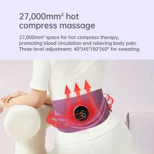 Elektrisches Ems Taillen <span class=keywords><strong>massage</strong></span> gerät Maschine Rücken heizung Schmerz linderung Maschine Vibrierendes Rücken <span class=keywords><strong>massage</strong></span> gerät mit automatischem Programm Taillen <span class=keywords><strong>massage</strong></span> gerät - Product Image 2