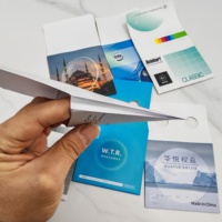 Emballage cadeau pour lentilles optiques personnalisées, enveloppe, papier d'art 157 g/m², 9*9 cm