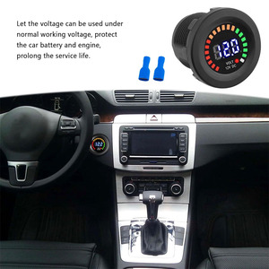 Led Pin điện áp Meter không thấm nước DC 12V kỹ thuật số vôn kế phổ Car Marine thuyền <span class=keywords><strong>Tester</strong></span> - Product Image 5