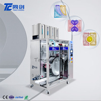 Machine de remplissage et d'emballage entièrement automatique de liquides pour capsules de lessive et de détergent à vaisselle, avec contrôle de poids précis et haute précision