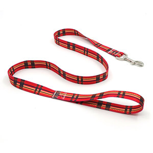 Laisse pour chien en polyester à motif écossais, style classique durable pour chiens - Product Image 3