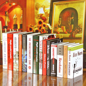 Cajas falsas de diseñador de interiores, libros decorativos de moda antigua para productos de decoración del hogar - Product Image 2