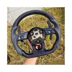 <span class=keywords><strong>Volant</strong></span> en fibre de carbone personnalisé avec palettes de changement de vitesse pour <span class=keywords><strong>Audi</strong></span> A5 S5 Q5 A3 S3 A4 S4 A7 S7 <span class=keywords><strong>Sline</strong></span> Disponible pour tous les modèles de voitures - Product Image 1