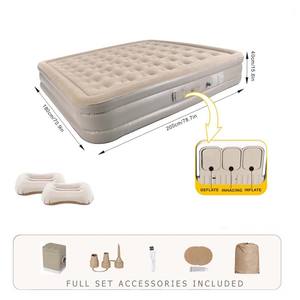 Materasso Gonfiabile Personalizzato di Tendenza Facile da Montare, Letto ad Aria Floccato per Campeggio con Pompa Integrata, Rivestimento in Tessuto e Materasso ad Aria in PVC - Product Image 3