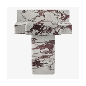 Lavabo Rectangular Personalizado de Mármol Travertino, Lavabo Funcional - Product Image 3