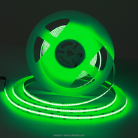 Tira de Luz LED RGB COB de Alta Luminosidad, 840 LED/m, DC24V, Flexible, 10mm de Ancho, 14W/m, IP33, Cortable, para Iluminación del Hogar
