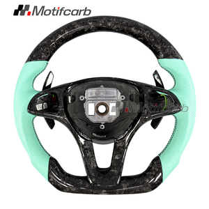 Custom Forged Carbon Fiber <b>Steering</b> <b>Wheel</b> <b>for</b> Mercedes-Benz C E-Class CLA GLA GLC GLE W205 W213 E300 E260 C300 C260 2015-2018 - Product Image 1