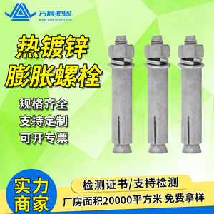 สลักเกลียวขยายตัว Q235 เหล็กกล้าคาร์บอน ชุบกัลวาไนซ์แบบจุ่มร้อน สำหรับอุตสาหกรรมก่อสร้าง ติดตั้งประตูหน้าต่าง - Product Image 3