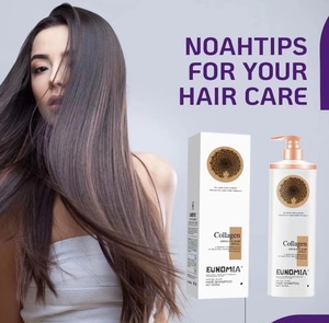 EUNOMIA Ensemble professionnel de soins capillaires au collagène : <span class=keywords><strong>Shampoing</strong></span>, après-<span class=keywords><strong>shampoing</strong></span>, masque capillaire, sérum réparateur pour cheveux secs et abîmés – Vente en gros pour salons, OEM - Product Image 1
