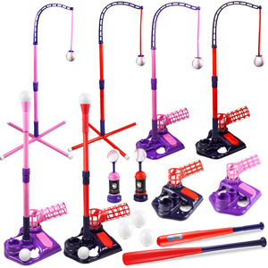 Set da Baseball/Softball <span class=keywords><strong>3</strong></span>-in-1 Regolabile in Altezza per Interni/Esterni, Supporto per Palla, Lanciatore di Tee Ball, Regalo Sportivo, Gioco all'Aperto - Product Image 3