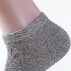 Calcetines de Bambú Suaves al por Mayor para Hombre, Calcetines de Vestir Blancos con Tela Desodorante y Antibacteriana - Product Image 4