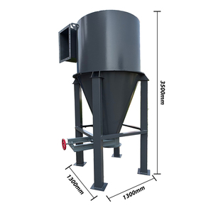 Nouvel aspirateur industriel à cyclone en acier au carbone haute capacité avec un débit d'air de 3 à 110 CV et 30 000 m³/h - Product Image 3