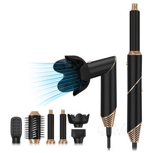 Nuovo 6 in 1 spazzola asciugacapelli a ioni negativi Set di Styler ad aria calda <span class=keywords><strong>per</strong></span> Auto arricciatura capelli strumenti miglior regalo <span class=keywords><strong>per</strong></span> le <span class=keywords><strong>donne</strong></span> - Product Image 2