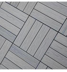 30X30CM WPC Auto-Installation Snap-Together DIY Carreaux de sol pour cours et jardins extérieurs Emboîtement <span class=keywords><strong>Base</strong></span> en plastique - Product Image 2