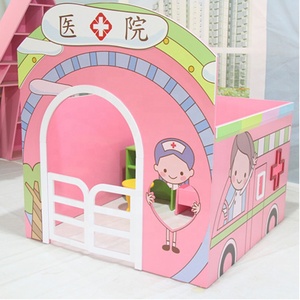 Mini maison enfants jeu de rôle ville <span class=keywords><strong>creche</strong></span> petite maison de jeu fabrication d'équipement - Product Image 3