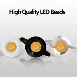 1W 3W <span class=keywords><strong>LED</strong></span> recessed Tủ truy cập hiển thị đèn <span class=keywords><strong>Mini</strong></span> Spotlight DC12V đồ trang sức hiển thị nhôm cơ thể tại chỗ đèn - Product Image 5