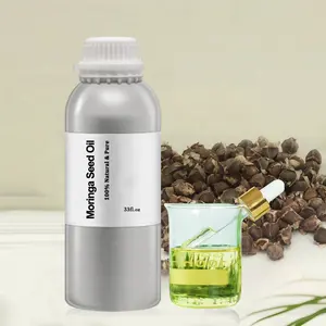 Moringa Olie Biologische 100% Pure & Natuurlijke Drager Olie Authentieke & Therapeutische Kwaliteit Olie Voor Huidverzorging