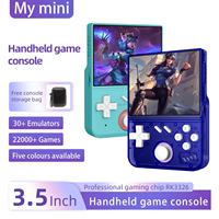 R36 Mini console de jeu portable rétro MY Mini écran IPS de 3.5 pouces Console de jeu vidéo classique Système Linux Lecteur vidéo