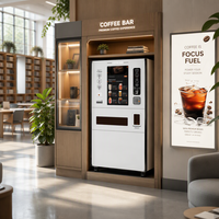 Distributeur automatique de café gazeux MA3, boissons gazeuses multi-saveurs, café, désinfection UV pour campus