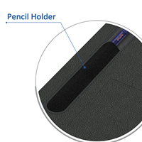 NET-CASE 360 support rotatif porte-crayon étui pour tablette pour BOOX Note Air 2 / Air 2 Plus 10.3 pouces couleur unie étui personnalisable