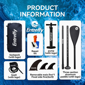 ENTROFFY Tabla de <span class=keywords><strong>Paddle</strong></span> Surf Inflable (SUP) de Nuevo Diseño con Material Drop Stitch+PVC+EVA - Product Image 4