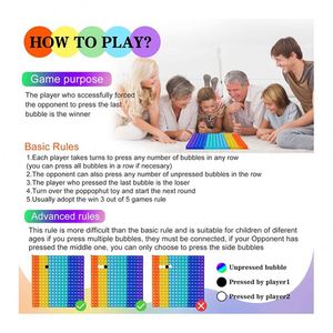 Été Nouvelle Arrivée Fidget Poppers Bulk Pack Sensory Squeeze Toys Adultes Anxiété Autisme Enfants Fidget Toys Party Favors for Kids - Product Image 3