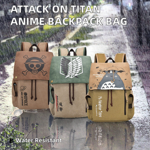 Mochila Impermeable de Anime Ataque a los Titanes Xingman para Niños, Niñas, Mujeres y Hombres, para la Escuela, Viajes, Portátil, con Cierre de Cremallera - Product Image 2