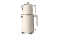 Nouvelle conception de bouilloire électrique turque sans fil en acier inoxydable, samovar, usage domestique, maintien au chaud, bouilloire à thé de 1,7 L