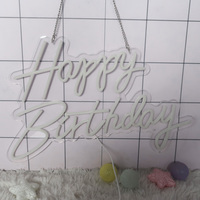 Joyeux anniversaire néon décoration de fête LED lettre lumière | Livraison rapide depuis l'entrepôt américain