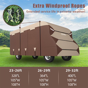 Housse de camping-car classe C durable toutes saisons : Améliore la sécurité du stockage extérieur des VR pour les entreprises de location de camping-cars - Product Image 5