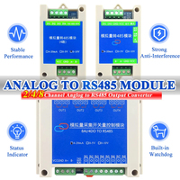 Nouvelle Conversion RS485 vers 4-20mA 0-5V 0-10V Module de Transformation 2 4 Canaux Modbus RTU RS485 vers Modules de Convertisseur Industriel Analogique