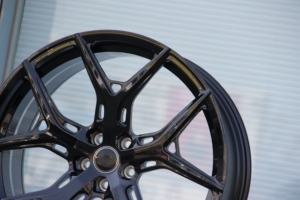 ล้ออัลลอย SHIN Forged สีดำเงาแบบกำหนดเอง ขอบเว้าลึก HF-5 ขนาด 18/19/20/21/22/23/24 นิ้ว สำหรับรถยนต์ฟอร์ด เทสลา รุ่น <span class=keywords><strong>3</strong></span>/Y/S/X - Product Image 4