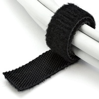 Colliers de fixation réutilisables, pièces, cordon Premium ajustable, sangles d'organisation, en microfibre, boucle de rangement de fil