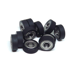 Roue pivotante en polyuréthane PU68517-10 pour <span class=keywords><strong>poulie</strong></span> industrielle, images 5x17x10mm - Product Image 3