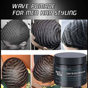Pomada Texturizante para Cabello con Efecto 360 Wave para Hombres Negros - Sin Crueldad, Sin Alcohol, Fijación Fuerte, 150g, Servicio OEM ODM - Product Image 5