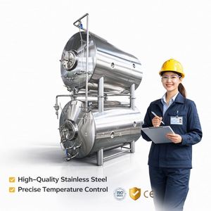 Tanque de Almacenamiento de Cerveza Horizontal Apilable Personalizado de 2000L, Tanques de Servicio de Cerveza de 20HL para la Venta - Product Image 6