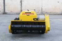 Robot Pemotong Rumput Hutan Pintar dengan Kontrol Jarak Jauh, Mini Tracked, Industri, Diesel, untuk Lereng